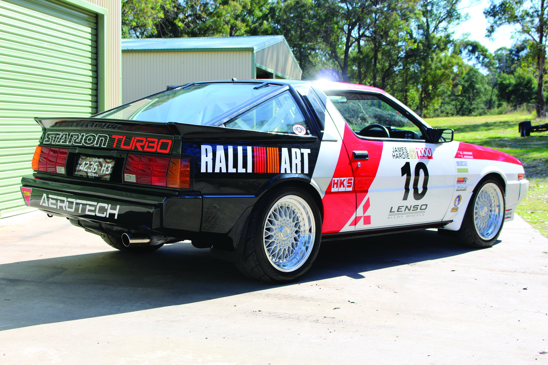 Starion Racing 1982 Mitsubishi Starion race replica - reader resto
