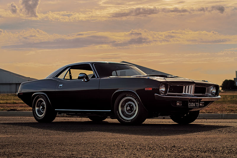 DMPS Black Vinyl Roof Top For 1970-74 Plymouth Cuda & 1973-74 Dodge Challenger - NEW